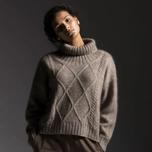 Strikkekit til Harbour Heart sweater fra Filcolana og Sanastrik