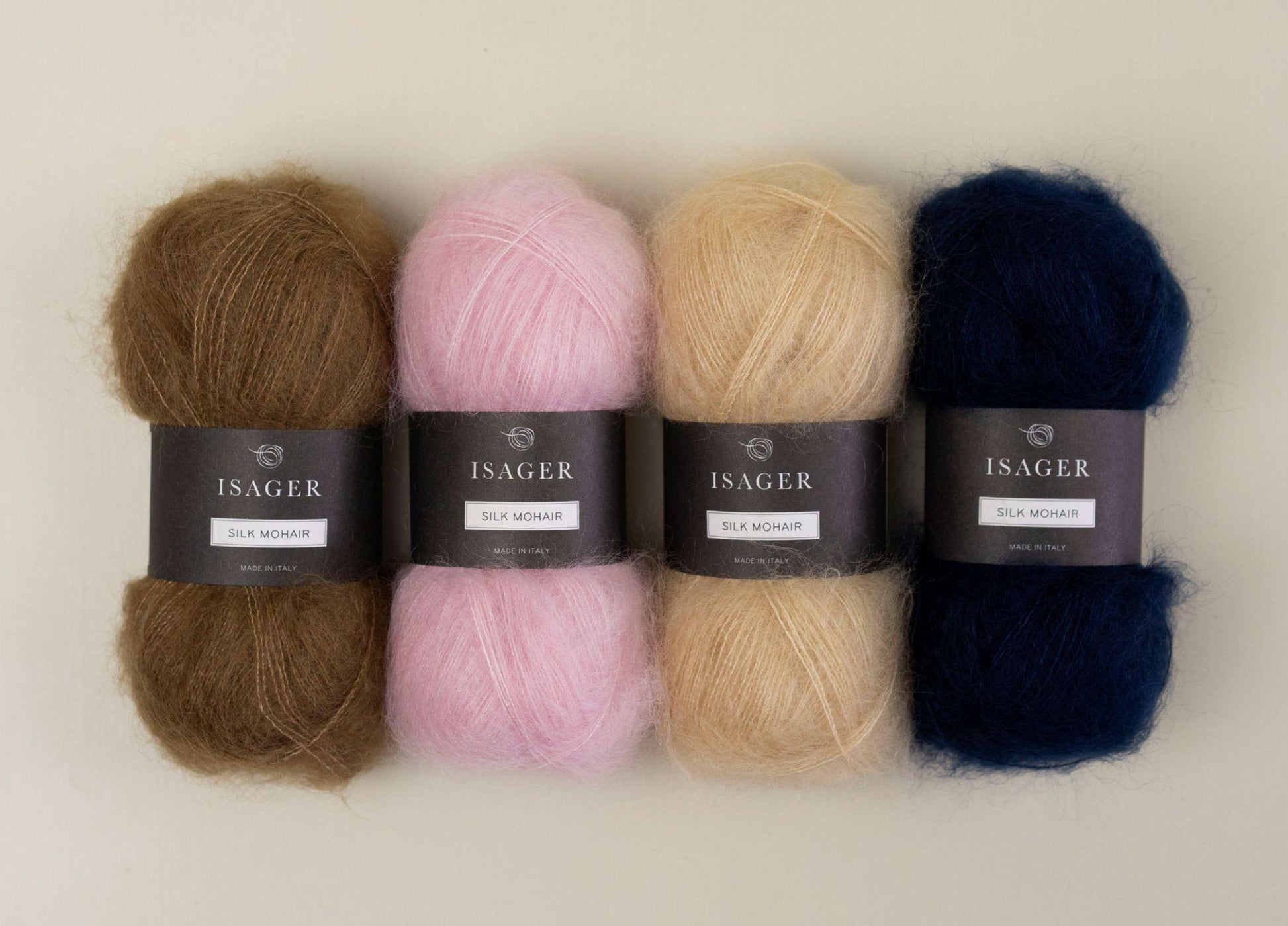 Isager Silk Mohair - et lækkert og luksuriøst mohair garn i en fantastisk blød og holdbar kvalitet. 
