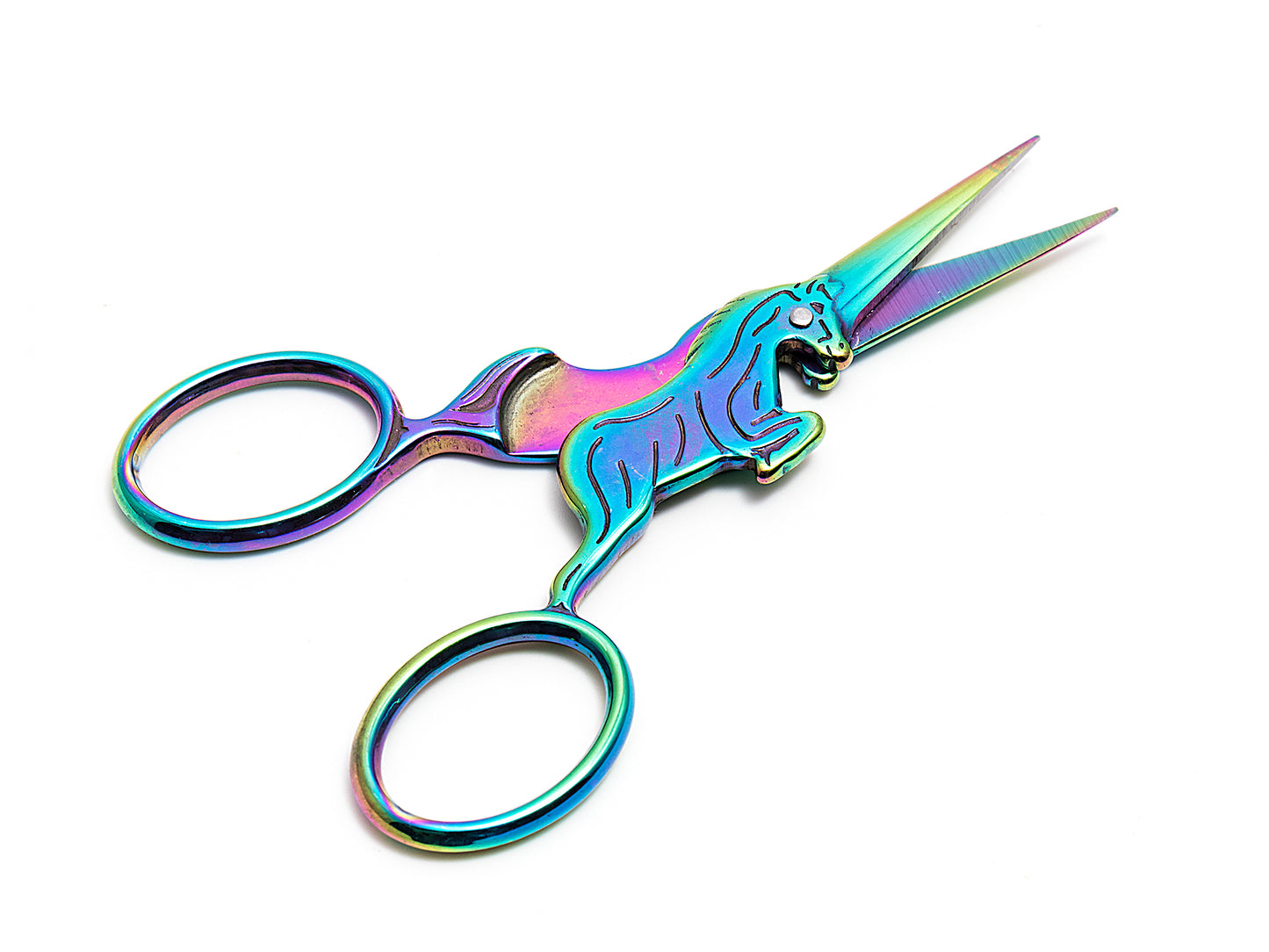 Unicornsaks i regnbuefarver