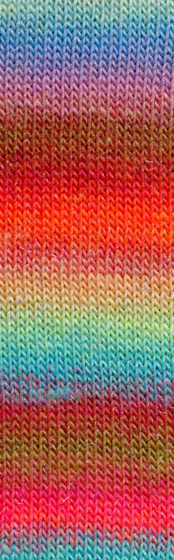 Lang Yarns - Mille Colori betyder tusind farver. Og her er der tale om et sandt farvevæld, hvor hvert nøgle er unikt. Mille Colori Socks & Lace er perfekt til bluser, hvor du ønsker et spændende farveskifte, samt alle slags tilbehør: huer, halsedisser og sjaler.