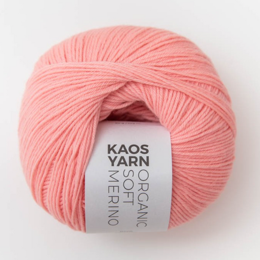 Organic Soft Merino - økologisk blødt merino uld garn fra KAOS YARN