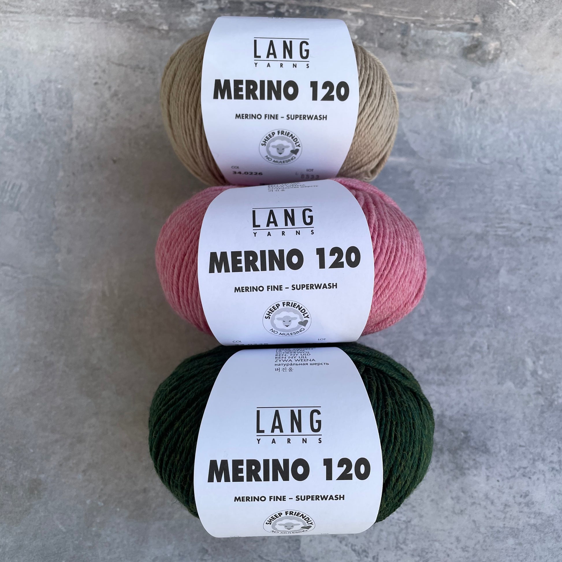 Merino 120 - blødt uld fra Lang Yarns