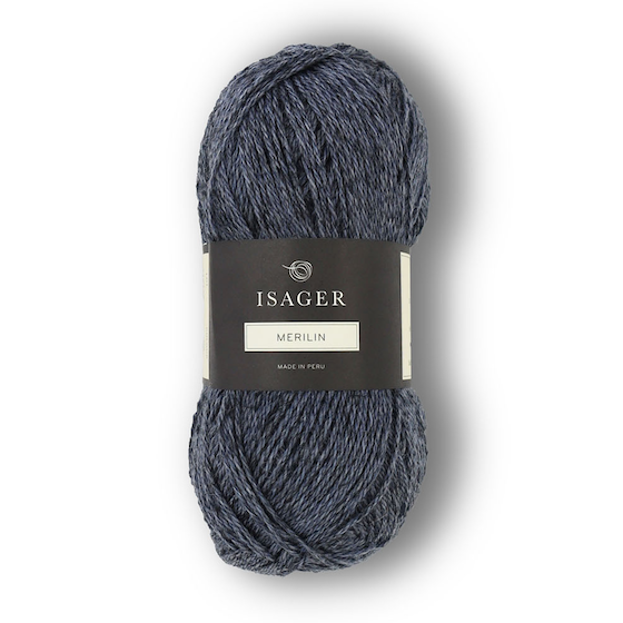 Merilin fra Isager er et fantastisk uld-og hør garn. Garnet er køligere end et uldgarn, og ligger flot i både glatstrik og strukturstrik. 
